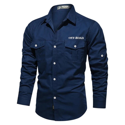 The Wycliffe Long Sleeve Shirt - Multiple colors WM Studios Blue XS 