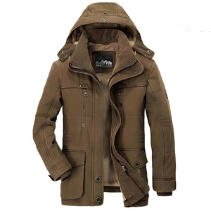 The Brady Faux Leather Winter Biker Jacket - Multiple Colors AliExpress Aotorr Men's Store Brown S 