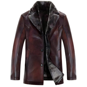 The Luka Faux Leather Fur Jacket - Multiple Colors