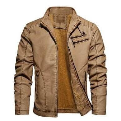 The Navigator Faux Leather Jacket - Multiple Colors